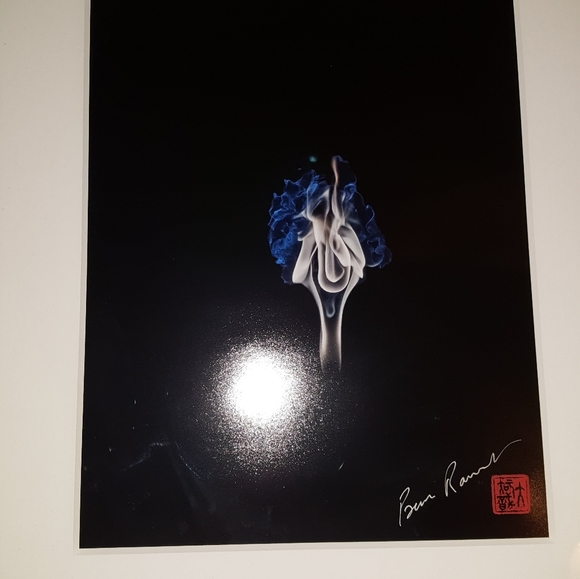 Framed Flame Oil Painting by Brian Ramos - Picture 2 of 4